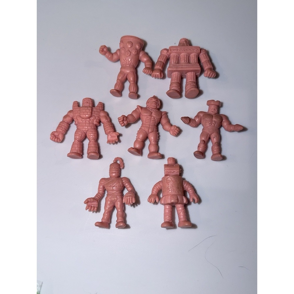 80's‎ M.U.S.C.L.E. Men Kinnikuman Flesh Color Mattel Lot Of 7